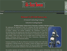 Tablet Screenshot of hi-techtowers.com